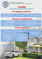 1 декабря срок уплаты имущественных налогов